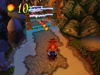 une photo d'Ã©cran de Crash Bandicoot 2 sur Sony Playstation